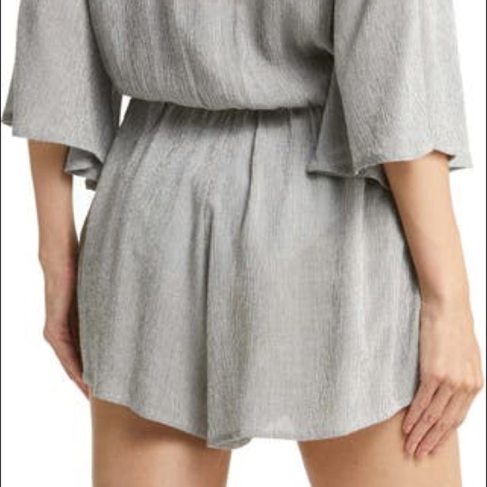 ⭐️Elan, Softest Gray, Lightweight Romper, Perfect From Beach to Brunch, Rayon, M - Picture 4 of 11